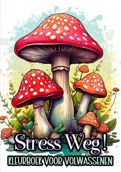 Afbeelding van Stress Verminderen: Stress Weg! - Kleurboek voor Volwassenen