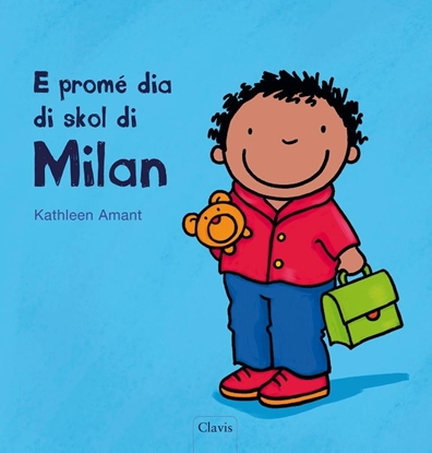 Afbeeldingen van De eerste schooldag van Milan (POD Papiamentu editie)