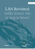 Afbeelding van LSA-reeks LSA Revisited. Welke lessen zijn er nog te leren