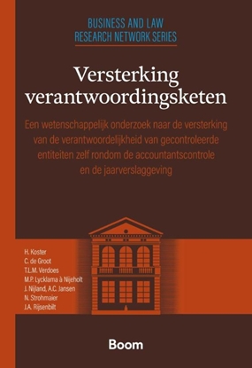 Afbeeldingen van Leiden Business and Law Research Series Versterking verantwoordingsketen