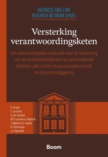 Afbeelding van Leiden Business and Law Research Series Versterking verantwoordingsketen