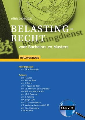 Afbeeldingen van Belastingrecht voor Bachelors en Masters 2026/2027 Opgavenboek