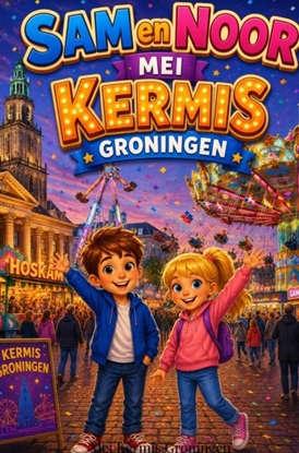 Afbeeldingen van Sam en Noor mei Kermis Groningen