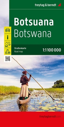 Afbeeldingen van F&B Wegenkaarten F&B Wegenkaart Botswana