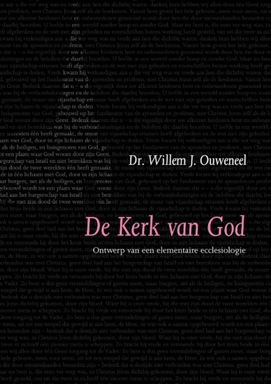 Afbeelding van Evangelisch-dogmatische reeks De kerk van God Ontwerp van elementaire ecclesiologie