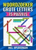 Afbeelding van Woordzoeker Grote Letters, 75 Puzzels Incl. Oplossingen