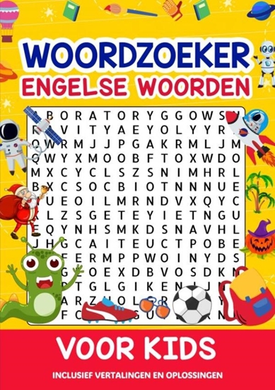 Afbeelding van Woordzoeker voor Kinderen - Engelse Woorden, Inclusief Vertaling