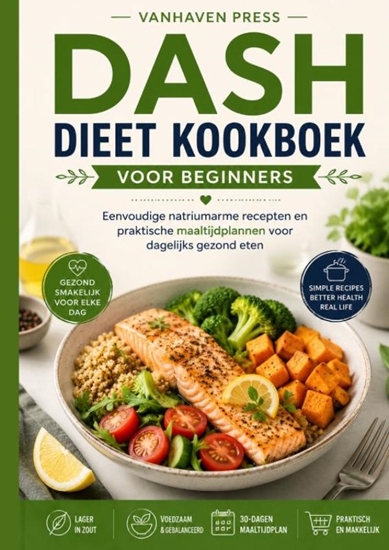 Afbeelding van DASH DIEET KOOKBOEK VOOR BEGINNERS