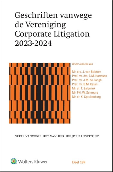 Afbeelding van Geschriften vanwege de Vereniging Corporate Litigation 2023-2024