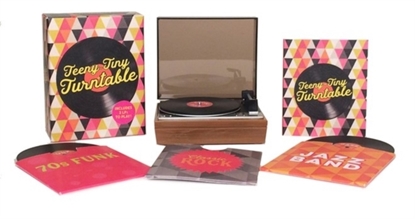 Afbeeldingen van Rp Minis Teeny-Tiny Turntable: Includes 3 Mini-Lps to Play! [With Battery]