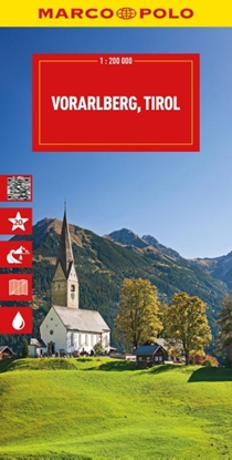 Afbeeldingen van Marco Polo Wegenkaart Marco Polo Wegenkaart Vorarlberg, Tirol