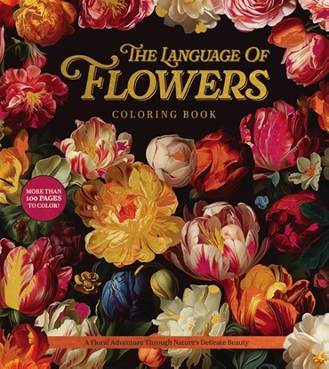 Afbeeldingen van Chartwell Coloring Books The Language of Flowers Coloring Book