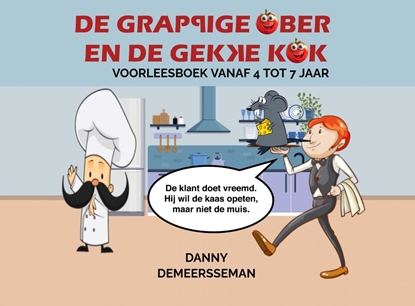 Afbeeldingen van De grappige ober en de gekke kok