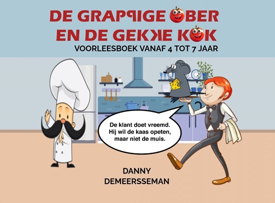 Afbeelding van De grappige ober en de gekke kok