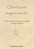 Afbeelding van Opdat zij niet vergeten worden