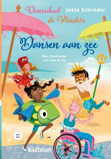 Afbeelding van Lekker lezen met Kluitman Dansschool de Vlinders. Dansen aan zee