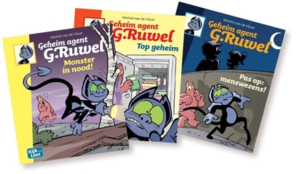 Afbeeldingen van Kijk en Lees AVI leespakket GROEP 6 - Geheim agent G. Ruwel