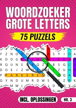 Afbeeldingen van Woordzoeker Grote Letters Nr 3. - 75 Puzzels Incl. Oplossingen