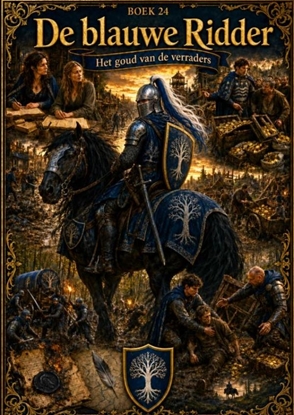 Afbeeldingen van Boek 24, De blauwe Ridder - Het goud van de verraders