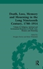 Afbeelding van Death, Loss, Memory and Mourning in the Long Nineteenth Century, 1780–1914