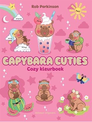 Afbeeldingen van Capybara Cuties - Cozy Kleurboek