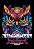 Afbeelding van Malbuch für Erwachsene – Tiermosaikmuster