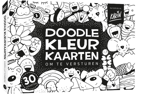 Afbeelding van Paperfuel Doodlekleurkaarten om te versturen