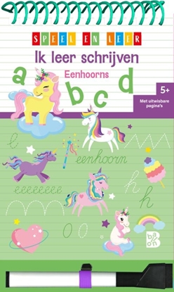 Afbeeldingen van Ik leer schrijven Eenhoorns
