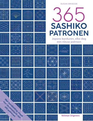 Afbeeldingen van 365 sashiko-patronen