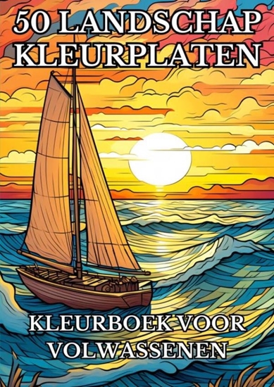 Afbeelding van Landschap Kleurplaten - Kleurboek voor Volwassenen