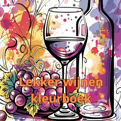 Afbeeldingen van Lekker wijnen kleurboek