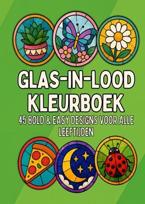 Afbeeldingen van Kleurboek voor Alle Leeftijden: Glas-in-Lood Kleurboek