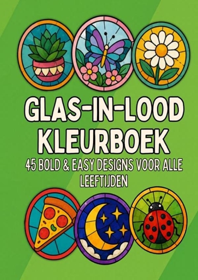 Afbeelding van Kleurboek voor Alle Leeftijden: Glas-in-Lood Kleurboek