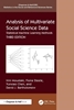 Afbeelding van Chapman & Hall/CRC Statistics in the Social and Behavioral Sciences Analysis of Multivariate Social Science Data