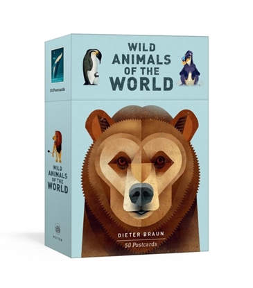 Afbeeldingen van Wild Animals of the World: 50 Postcards