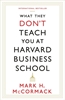 Afbeelding van What They Don't Teach You At Harvard Business School