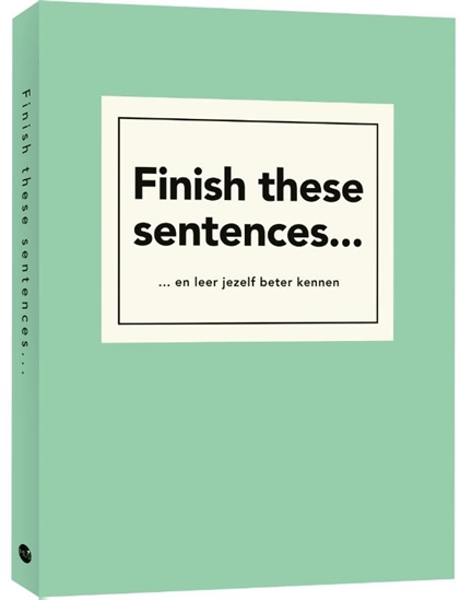 Afbeelding van Finish these sentences…
