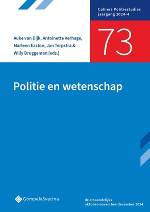Afbeeldingen van Cahiers Politiestudies Politie en wetenschap