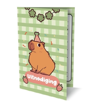 Afbeeldingen van Uitnodigingen Capybara PK 954 / set van 6