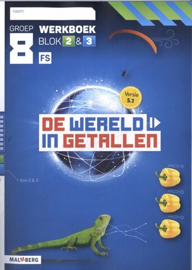 Afbeelding van De wereld in getallen 5.1 blok 2 + 3 FS groep 8 werkboek