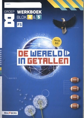 Afbeeldingen van De wereld in getallen 5.1 blok 4 + 5 FS groep 8 werkboek