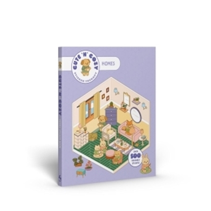 Afbeeldingen van Cute 'n' Cozy Sticker Therapy Series Cute 'n' Cozy Sticker Therapy: Homes