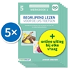 Afbeelding van Deel 1 Begrijpend lezen voor de LVS-toetsen - Groep 5 - Werkboek 1 + Online video-uitleg (set van 5)