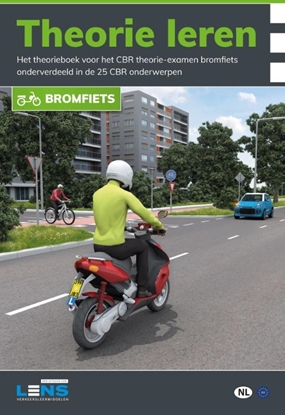 Afbeeldingen van Lens verkeersleermiddelen Theorie leren bromfiets