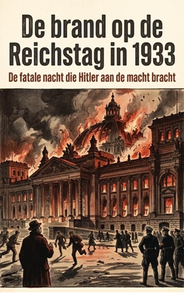 Afbeeldingen van De brand op de Reichstag in 1933