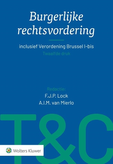 Afbeelding van Tekst & Commentaar Burgerlijke rechtsvordering