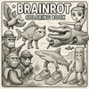 Afbeelding van Brainrot Coloring Book