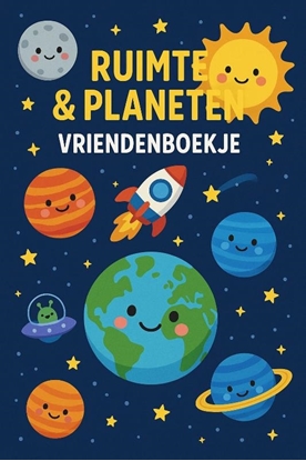 Afbeeldingen van Ruimte & Planeten Vriendenboekje