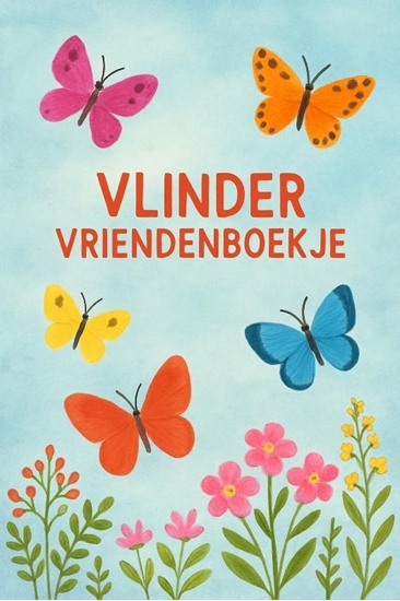 Afbeelding van Vlinder Vriendenboekje
