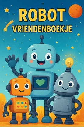 Afbeeldingen van Robot Vriendenboekje
